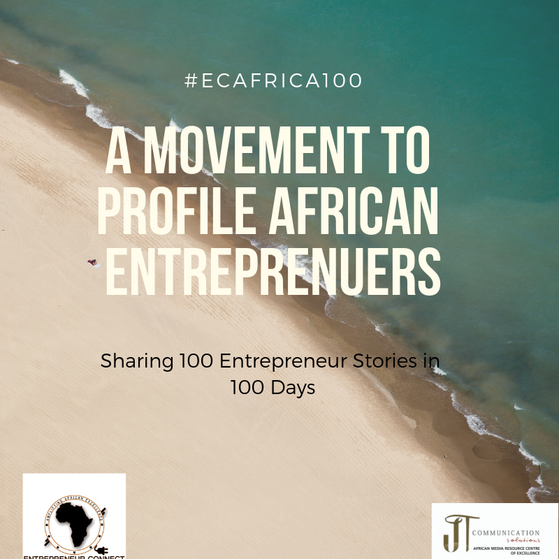 vanessaperumal's tweet photo. A movement to profile African Entrepreneurs. We call the tribe #ECAfrica100 which stands for #EntrepreneurConnectAfrica. Our vision is to profile #100Entrepreneurs in #100Days in a Pan African movement with the obejective to support correcting the #AfricanNarrative. https://t.co/KZmasGDS07
