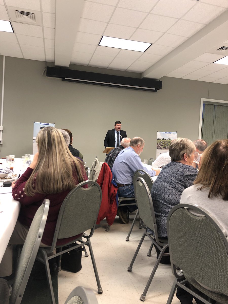 stevenmbach's tweet photo. At District 10 #KFB100Years meeting listening to one of Kentucky’s finest!
Great job Brian Lacefield! https://t.co/svQb0n0hUx