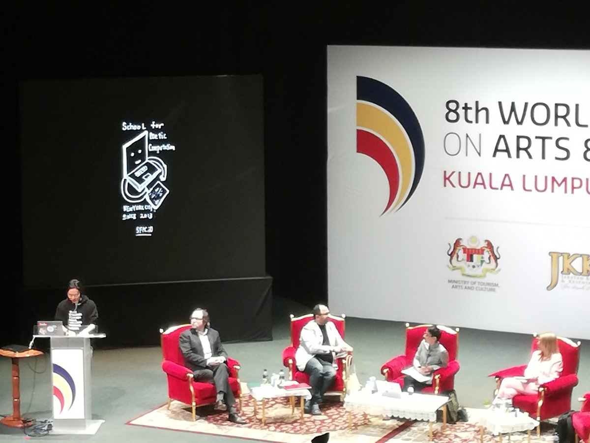 Do we think about artistic role of technology enough? <a href="/sfpc/">School For Poetic Computation</a> shows how to make use of digital advancements to focus on accessibility and inclusion, a distributed #webofcare, and change our narrative for more peaceful relationship with technology.
#ArtSummitKL <a href="/ifacca/">IFACCA</a> #culturalage