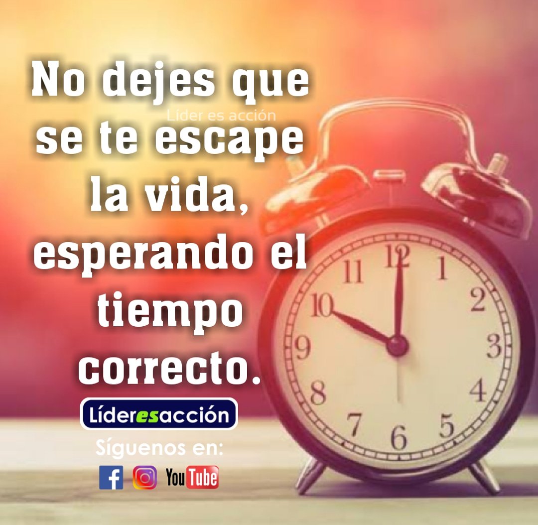 #nodejes #escapar #tuvida #esperando #tiempocorrecto⌚👌 #lavidaeshoy #nochedemartes #lideresaccion #creeenti🎈 #renovacióntotal #consultoría #talleres #liderazgo #comunicación #éxito #desarrollopersonal #reinvéntate #coaching #energía #logros #actitud #ganarganar #lifestyle