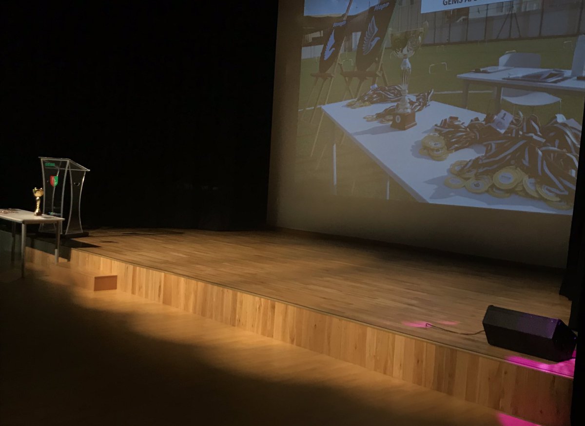 It’s time for sports day assembly. Time to reveal who the winning house will be... 🏆🏅 @GEMS_NSB #nsbpe