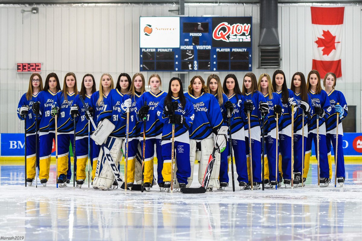 RisserNancy's tweet photo. Team NS U16AA is ready !!! Countdown is on to the Nationals in PEI @CRC_CCR @RingetteNS @ringettecanada https://t.co/jKm3o9vwxi
