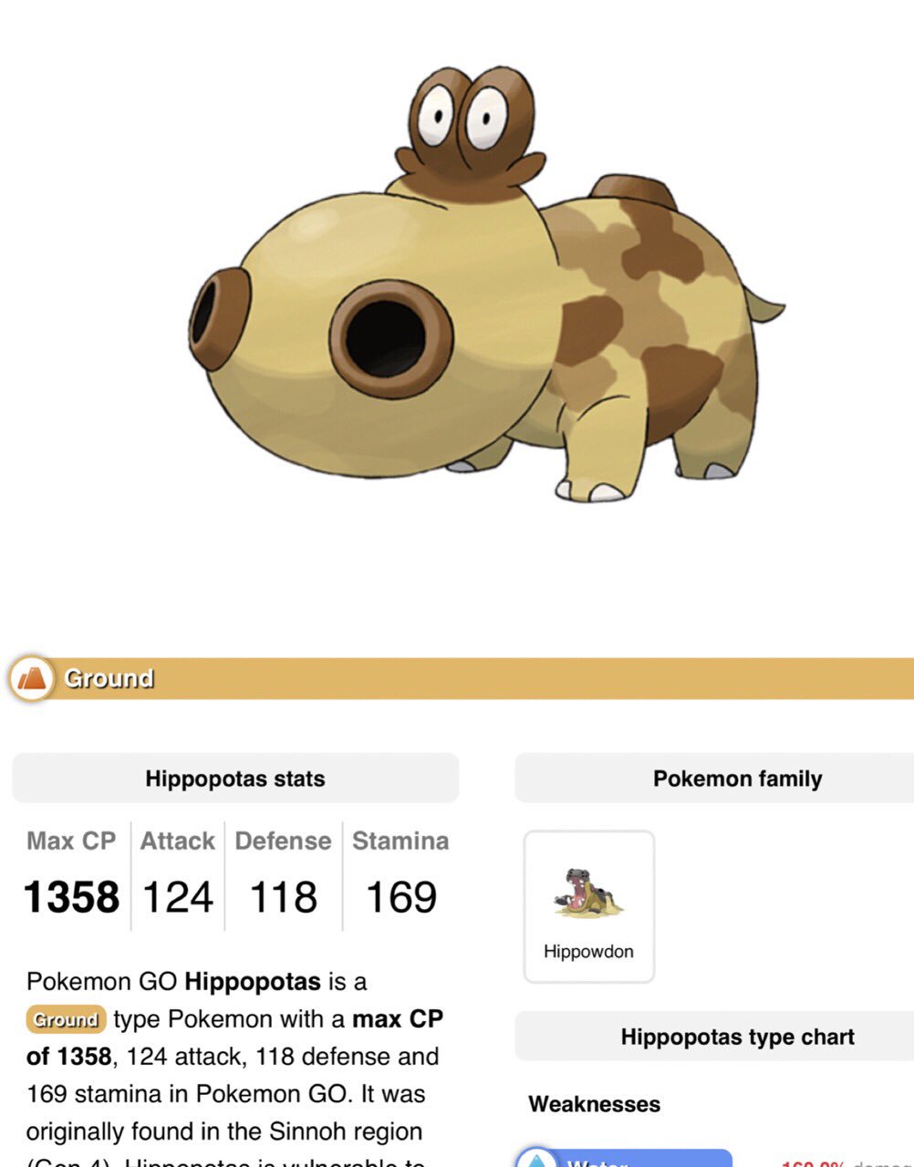 Onepoke カバルドンは ヒポポタスの進化系 じめんタイプのポケモン 技構成 かみつく ほのおのキバ のしかかり ストーンエッジ じしん ポケモンgo カバルドン ヒポポタス T Co Jbcvxeukh2 Twitter