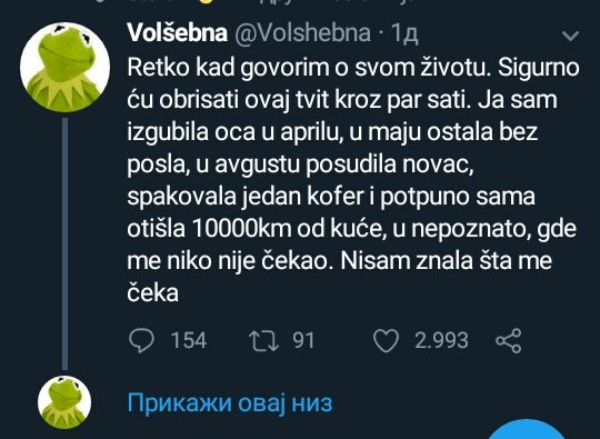 Čemu kalabuka. 
Hoćete moju priču ali moraćete prvo da platite.😔
