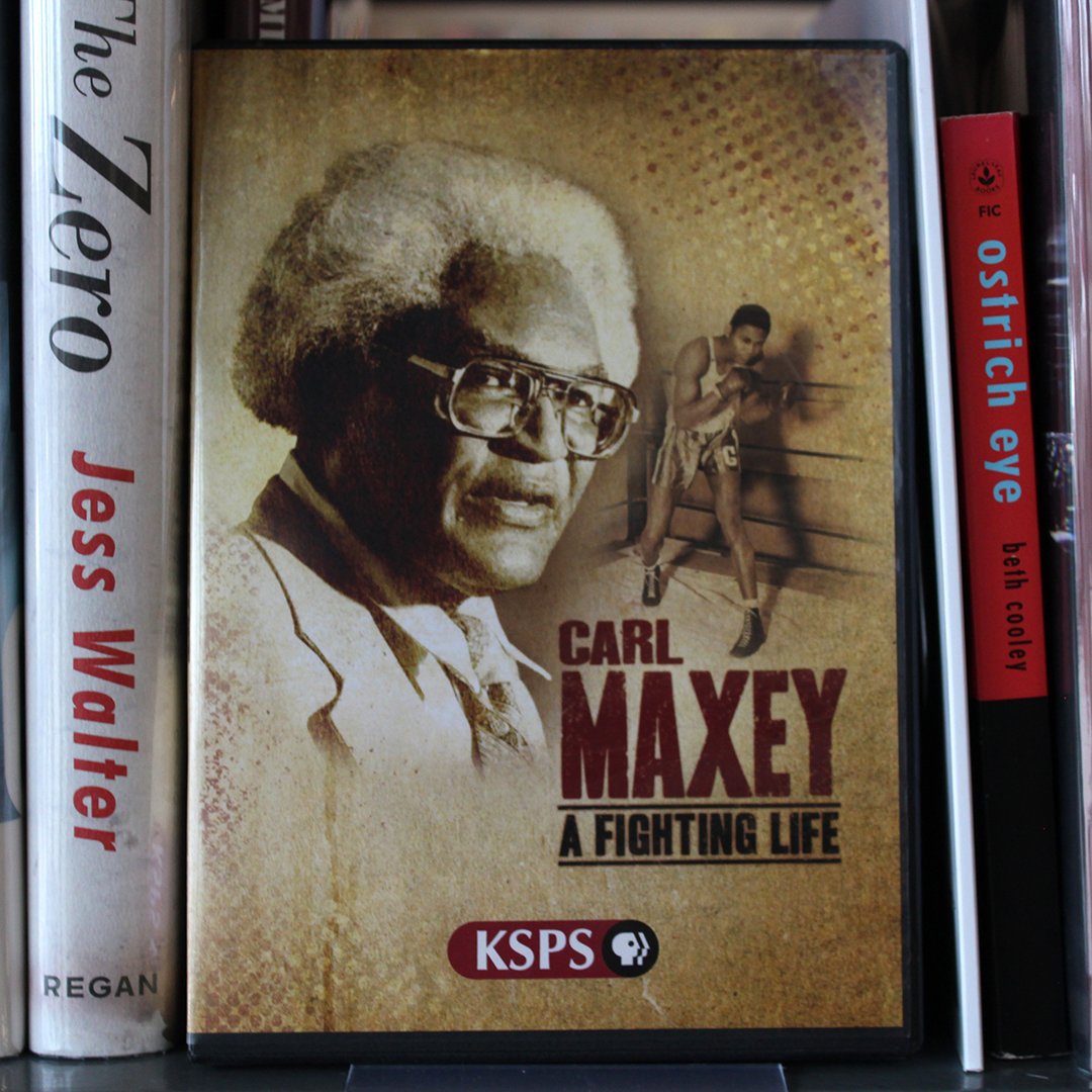 SparkCentral509's tweet photo. Learn about local #civilrights history w/the KSPS documentary "#CarlMaxey: A Fighting Life." Mr. Maxey was an attorney, civil rights leader, &amp; boxing champion! He was the first African American to graduate from @GonzagaLaw. You can check out the DVD from the #SparkCentralLibrary! https://t.co/MsGzFwnTKg
