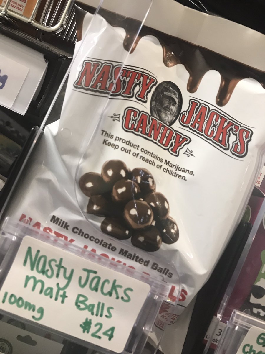 Come in and give our chocolate malt balls a try ! on sale for $19 today only! 100mg/bag ! 
#walegal #legalweed #tacomaweedshop