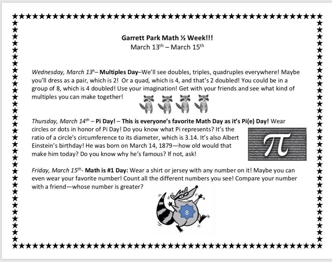 Garrett Park ES PTA tweet media