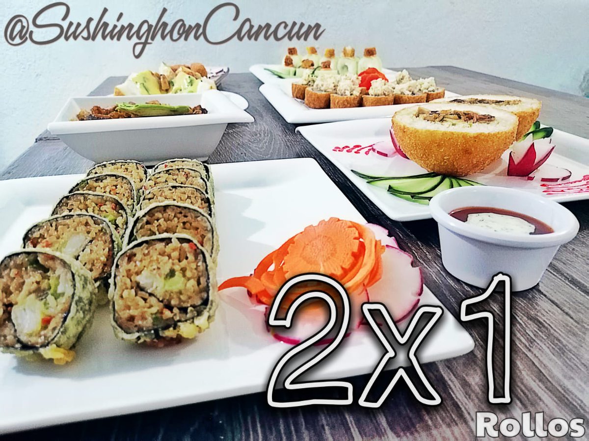 Sushinghon's tweet photo. #Martes2x1 🍣
#Sushi2x1 🍥
#Sushi 🥢
#YoSoYSushinghon 🤩 https://t.co/8Sena8GFk7