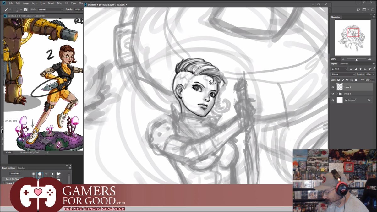 Peet is live on Twitch streaming  Rag Tag  #FanArt and #Portfolio Reviews
twitch.tv/gamers_for_goo…