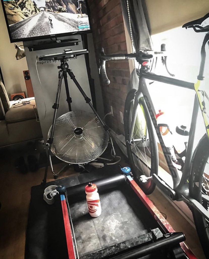 inside_ride's tweet image. 100km of @GoZwift on #EMotionRollers - it was a solid training day for the Cannondale-Echelon team!

#smarttrainer #zwift #fromwhereiride