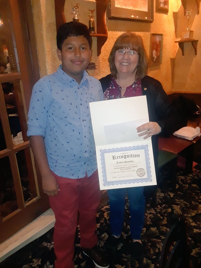 eligigirs's tweet photo. Thank you, Optimist Club for recognizing our two most improved fifth grade students during Youth Appreciation Week! @RangersRivera https://t.co/niks7YyHiR
