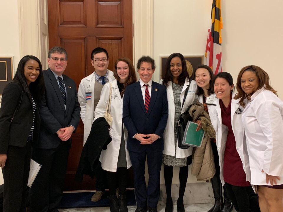 realdrwebb's tweet photo. Thanks staff members of @BenCardinforMD @AnthonyBrownMD4 @ChrisVanHollen & @RepRaskin for the chance to discuss our concerns about maternal mortality esp. in African American women & protecting the ACA. Healthcare is a Human Right! @ACOGAction #ACCESIS #2019CLC #MOMMAact https://t.co/JKRibb9Kyq