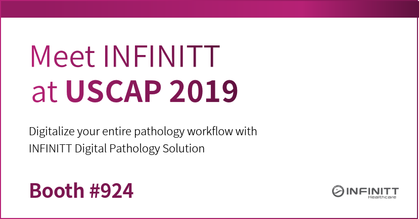 INFINITThealth's tweet photo. Digitalize your entire pathology workflow with INFINITT Digital Pathology Solution! Don’t forget to meet up with #INFINITT at the upcoming #USCAP19: https://t.co/ZYHFUUNOwT. https://t.co/4kZ1EVexU4