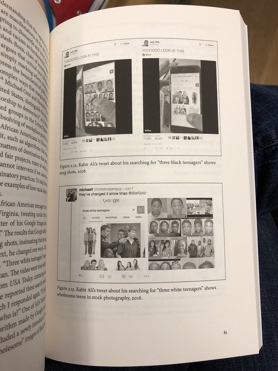 deedottiedot's tweet image. .@safiyanoble speaks to how algorithms produce these aberrations and how they perpetuate a set of values that have been encoded into the Internet #AlgorithmsofOppression