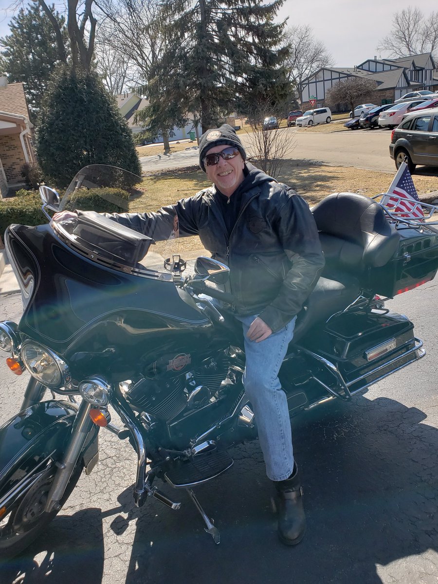 GetThemOutaHere's tweet photo. This is Jeff Wojcik, Paul's son.   My father has passed away today from a motorcycle accident.  He passed away doing what he loved,riding.  I loved him so much. This picture was taken a few minutes before he passed. He always rode with a smile on his face!  RIP Dad. https://t.co/aJhweu3mGt
