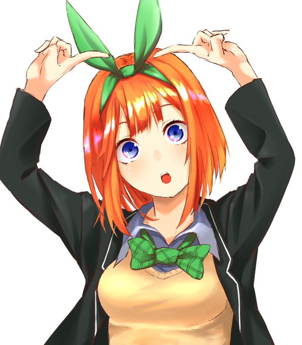 金芝さんがTwitterに投稿した中野四葉(五等分の花嫁)のイラスト。