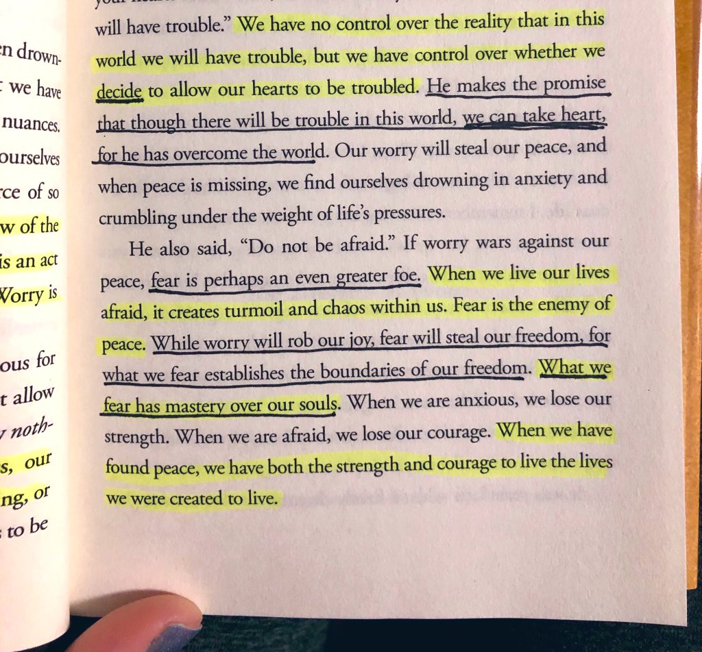 dissecting one of my favorite verses (john 16:33) and dropping this kind of insight AND it’s only page 7?? i’m so ready 👏🏼💪🏼 #thewayofthewarrior