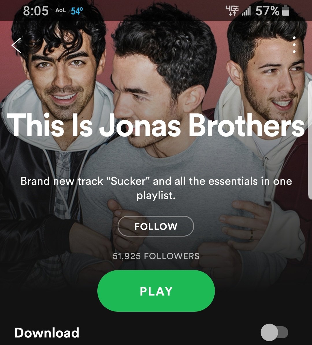 TheMaskedViewer's tweet image. @Spotify  if your going to make a &quot;this is jonas Brothers&quot; Playlist then maybe it shouldn&apos;t include DNCE and Nick Jones solo stuff??And it only has a total of 24 songs out of 4 albums?!  #whereisthelogic #jonasbrothers #Spotify  #spotifyplaylist  #whyspotify  #spotifydidmedirty