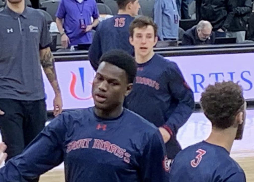 smhshoopnation's tweet image. Big Congrats to Sunrise Mountain Basketball Alumni @elijahtomas9844  &amp;amp; @saintmaryshoops in defeating #1 Gonzaga tonight &amp;amp; punching their ticket to the NCAA tournament. Great job!!! #Goingdancing #MarchMadness