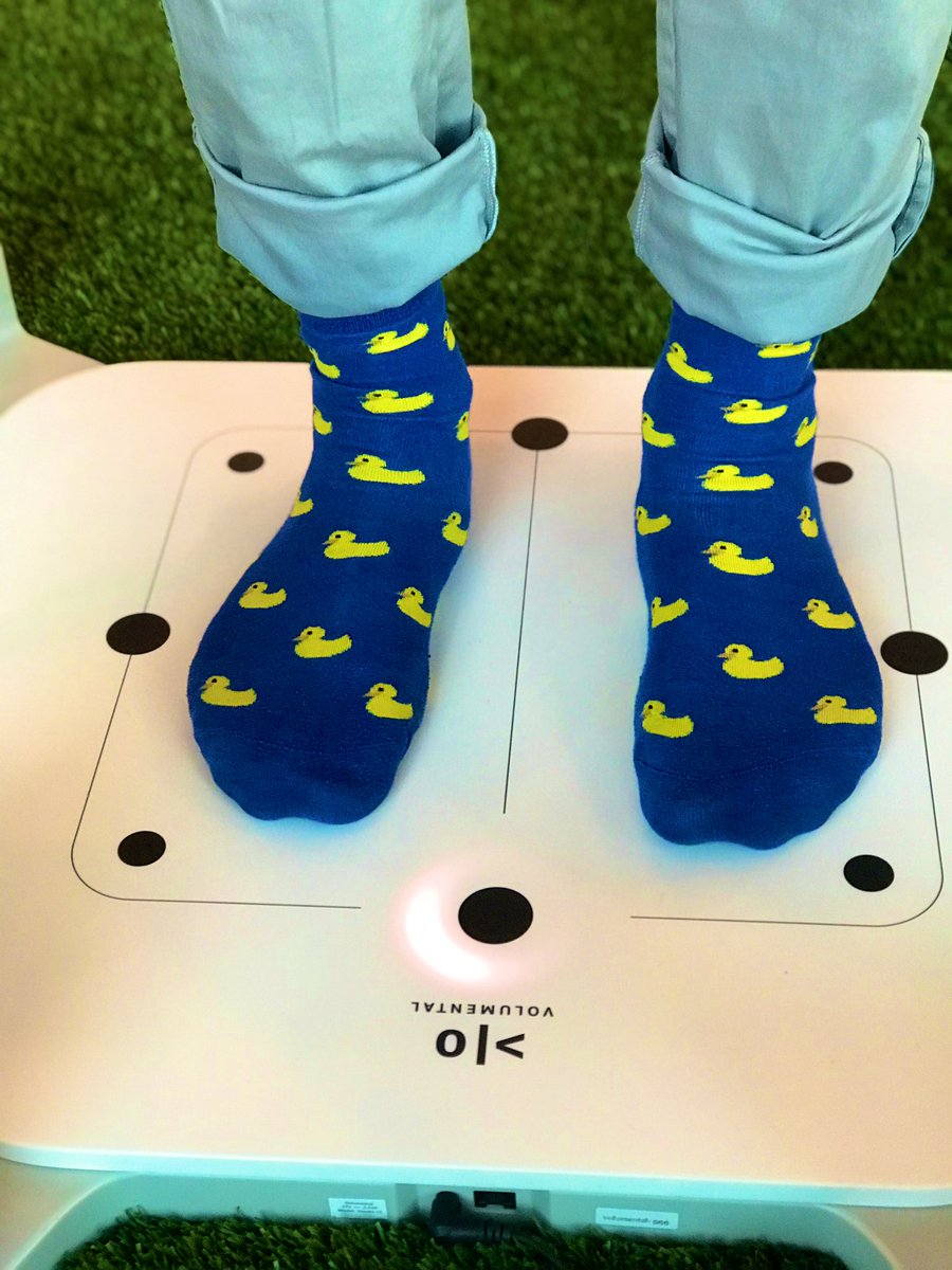 irwin_brenda's tweet photo. Conference sock game on point at #BCTechSummit. 

#3DScan 4 #3Dprinting 
 #notmyfeet 👣 
@wiivvit https://t.co/OLJhm4U7I1
