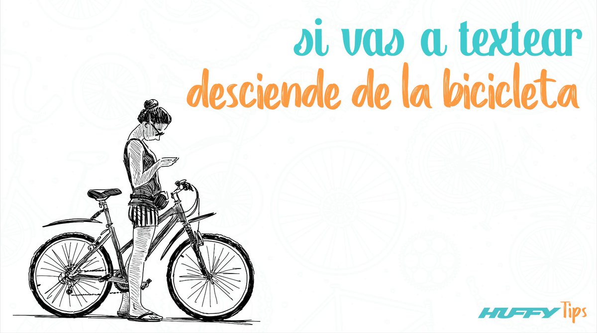 HuffyMexico's tweet image. Hacerlo mientras vamos en movimiento aumenta mucho la posibilidad de ocasionar un accidente. Es muy fácil perder el control de la bicicleta y disminuye nuestra atención tanto en el camino como de nuestro al rededor.🚶‍♂️💥

#HuffyTips #Textear  #FelizMartes #MejorEnBici #MejorSinCel