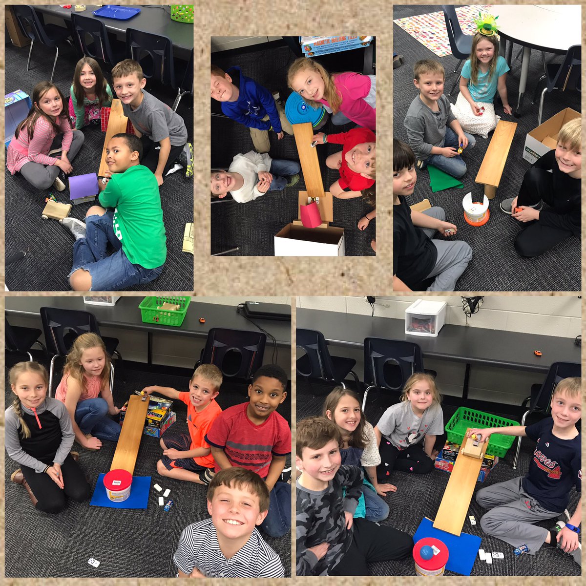 MrsRiley_MVES's tweet image. 2nd graders @2ndgrade123 get creative with boxes full of ramps, sandpaper, felt, balls, dominoes, &amp;amp; variety of cars! #forcesofmotion #STEM