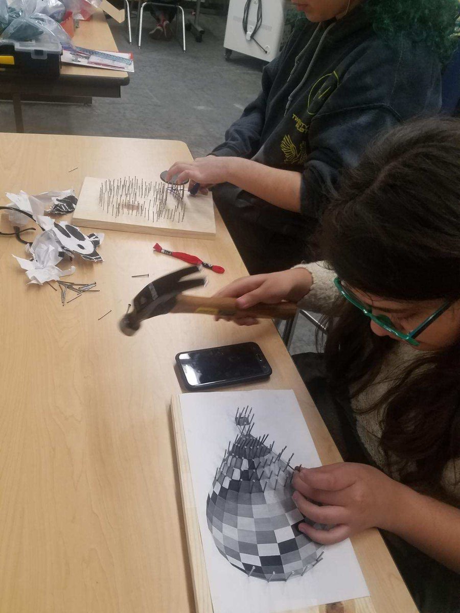 Wendy_Ili's tweet photo. First project for the @lbjordanhigh Femineers!  #ProudToBeLBSUD #PLTW #PathwayPower #GirlsRule https://t.co/nASfBpPU9B