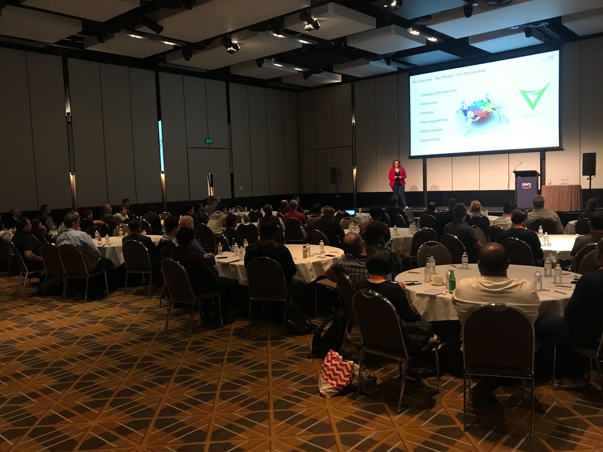 Versent_AU's tweet image. As the #AWS Migration day progresses in Melbourne, our fearless Migrations leader Micah Smith takes to the stage to deliver a Partner&apos;s perspective on Cloud Migrations with AWS. #AWScloud #AWScloudmigration #Versent #AWSpremierpartner