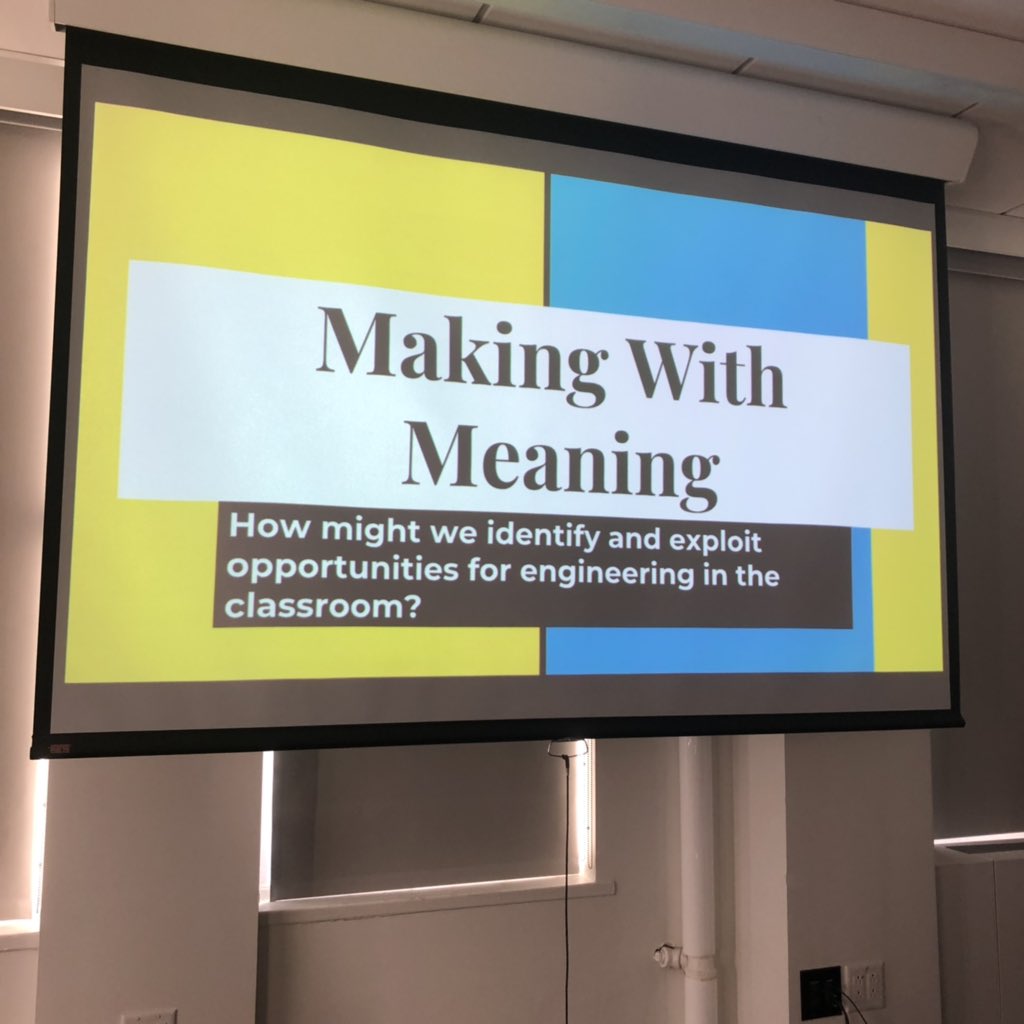 collinsnyc's tweet photo. Today’s beauty Part II - I absolutely LOVE my “Making with Meaning” Engineering Design PLT @MathforAmerica...look at the super cool glider Mike and I designed and engineered to fly further and straighter. #MfAProud #STEMteacher #NBCStrong https://t.co/I6EvbCTtxt