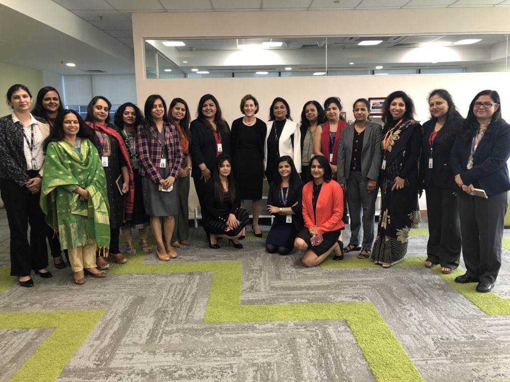 An amazing, inspirational and candid  all women connect with Diane Gherson - stretching your personal and professional mindsets &amp; skill sets, Be equal, tips n tricks to balance it out, be a upstander and support each other. Wonderful insights ...Thank you, Diane !