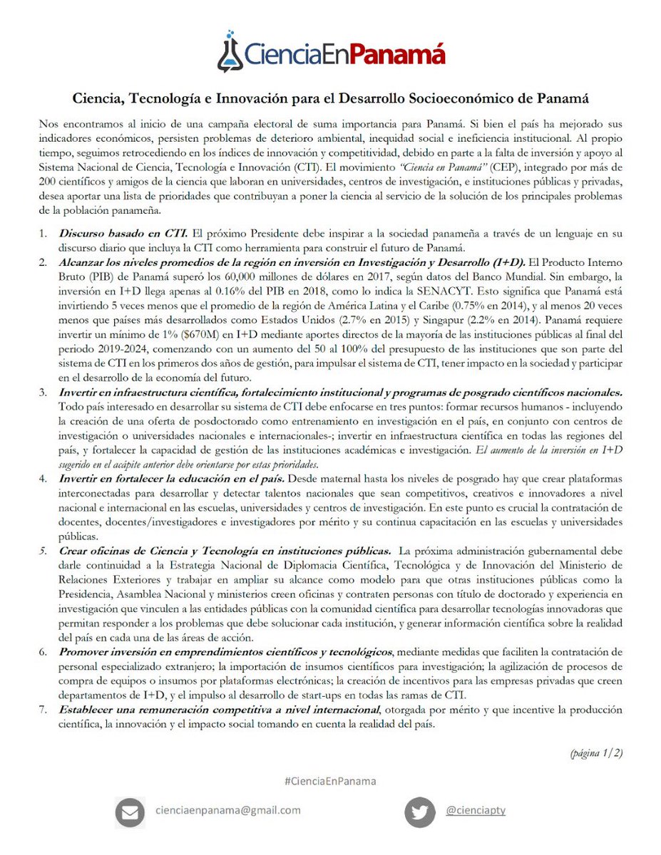Ciencia En Panamá   #CienciaEnPanamá tweet media