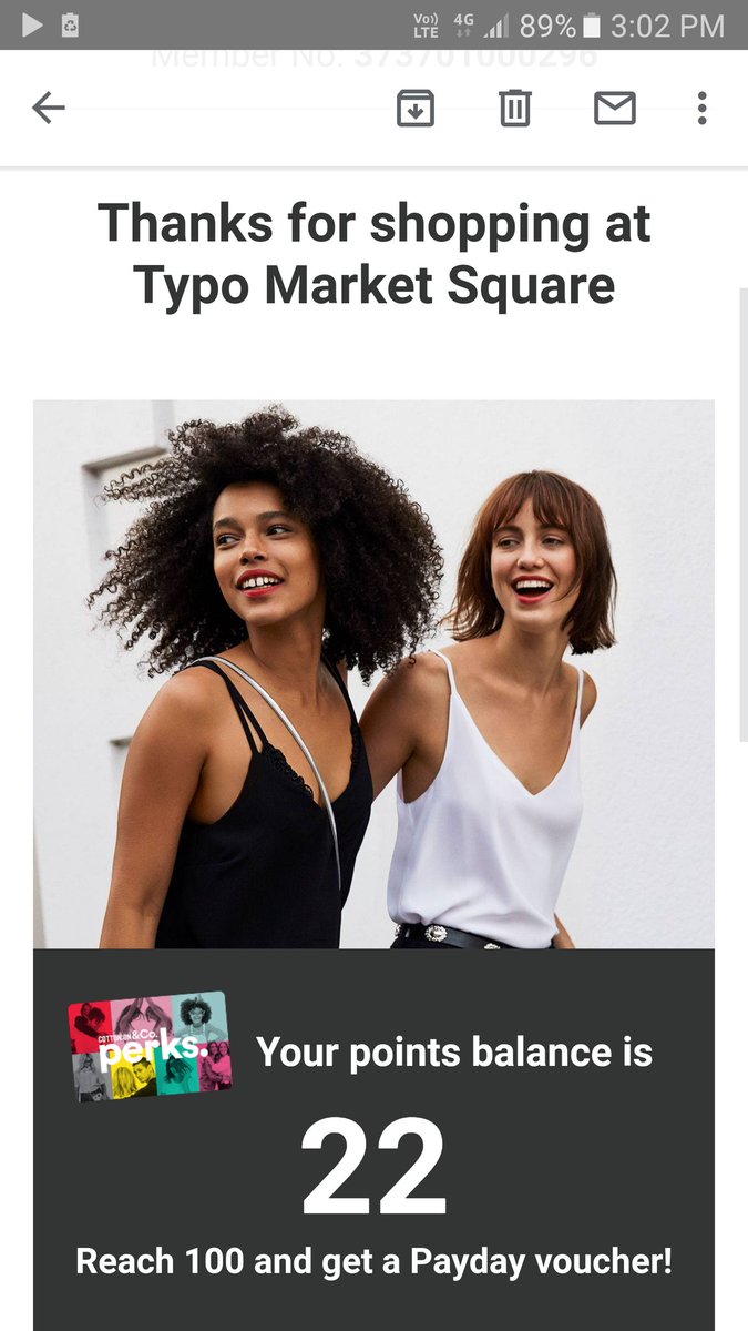 BelyeaEmily's tweet photo. Very sly Typo. I don't NEED that $10 voucher but a part of me wants to spend a lot of money to earn the points to get it. #ALM201 https://t.co/MLbQQRPXvu