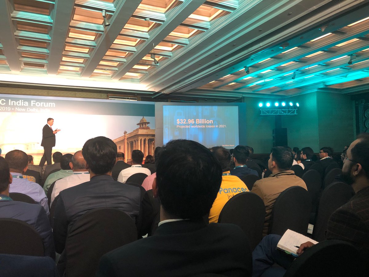 MYPINPAD's tweet photo. Lance Johnson ⁦@PCISSC⁩ Executive Director kicking off the first India Forum with a stark statistic from Nilson. https://t.co/DZTfodUc5A