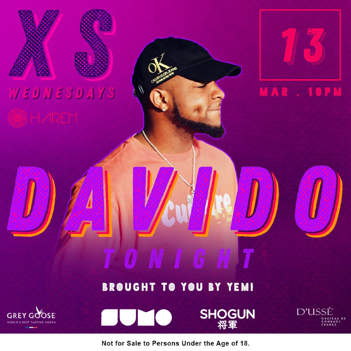 Joodie_Leeuw's tweet photo. It’s a special kinda #XSWednesday tonight @sumonightclub !!
We have @iam_Davido in five building !! 🔥🔥
#XSWEDNESDAYSumo https://t.co/9xdafjW0bC