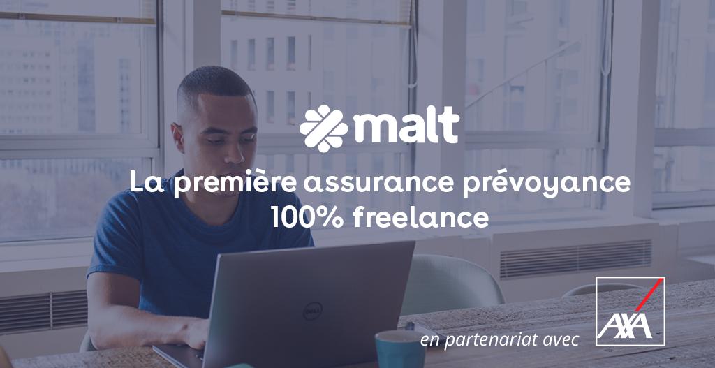 🚀 Nouveau : Malt lance avec <a href="/AXAFrance/">AXA France</a> l'assurance prévoyance 100% dédiée aux freelances. 

Nous l'avons co-construit pour vous l'offre la plus couvrante, au meilleur prix. Découvrez-la : bit.ly/2F0j3EO ✌