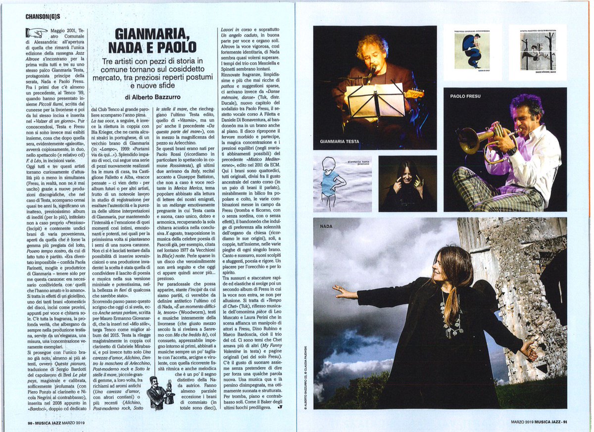 su <a href="/musicajazz/">Música Jazz</a> #Albertobazzurro parla di #Prezioso #poverotemponostro <a href="/EGEA_Music/">EGEA Music</a>  <a href="/cocchiballaira/">cocchi ballaira</a> <a href="/BonsaiMusic/">Bonsaï Music</a>