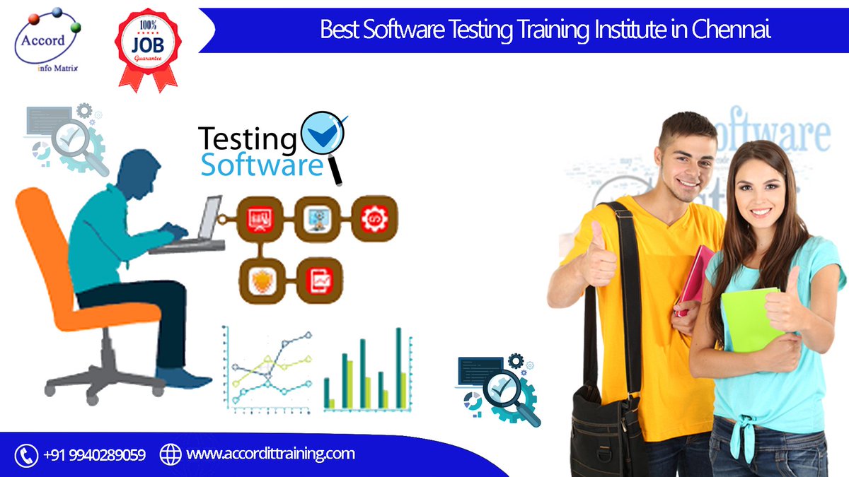 accord_training's tweet image. Accord IT Training is providing Best Software Testing Training in Chennai with placement.
For More Details: 
Contact us +91 9940289059
Email:enquiry@accordittraining.com
Our Website:accordittraining.com
#SoftwareTestingTrainingInChennai
#ManualTestingTrainingInChennai
#accord