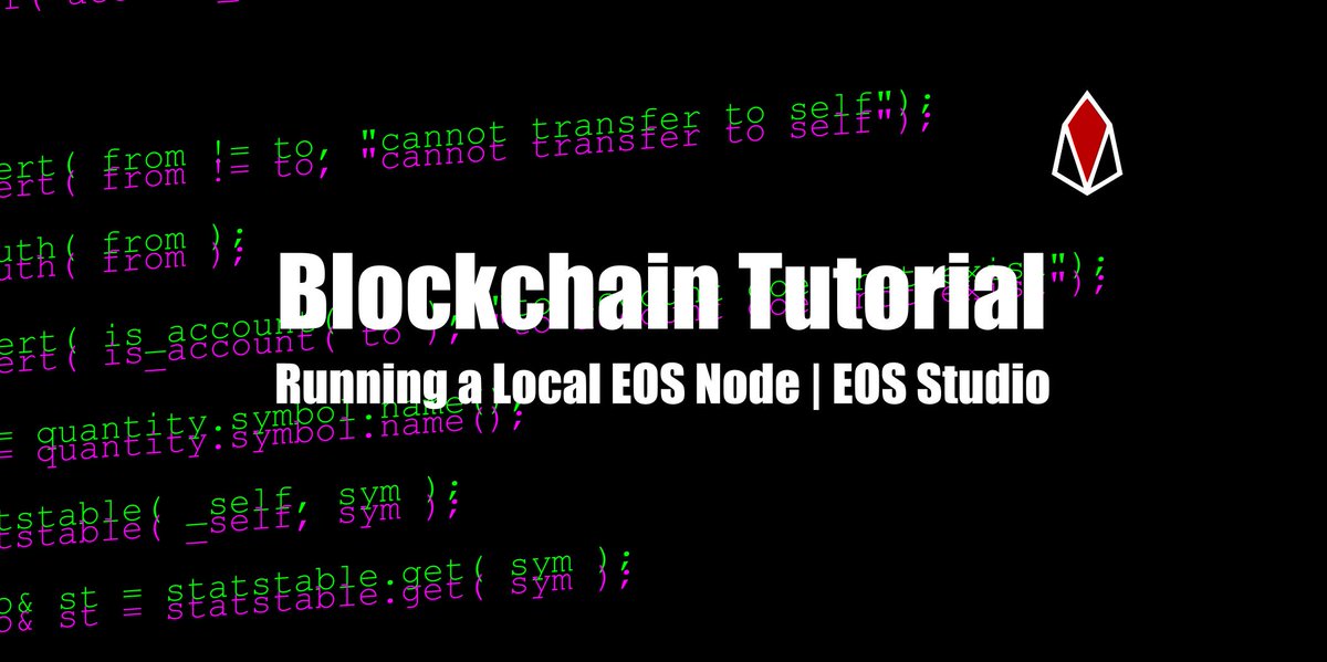KotaniLabs's tweet image. Managed to successfully set up #EOSStudio (@obsidian_labs)? 

Here&apos;s how to start a local #EOSIO node bit.ly/2ClMXTz

#SmartContracts 
#100DaysofCode