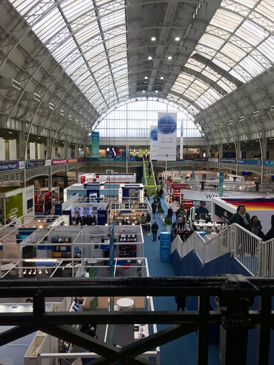 Excited for my first day at #LBF19 📚