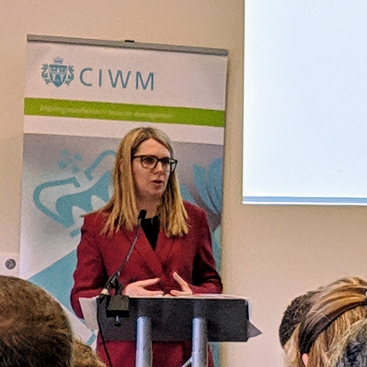 mattappleby's tweet photo. Minister @hannahblythyn opens the #ciwmresource19 conference focussing on the economic opportunity from moving to a circular economy in Wales #wastetowealth https://t.co/Anqg1j8wA3