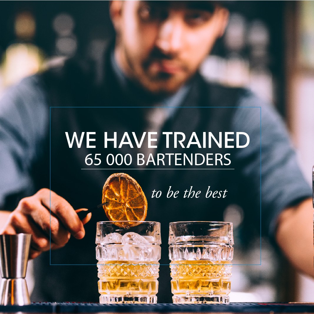 To date we have passed on our knowledge and have trained over 65 000 bartenders. We are running a special offer on our Flagship bartending course this month.  For more details, click here: ow.ly/3qYA50n43rK #thirstforknowledge #bartendertraining