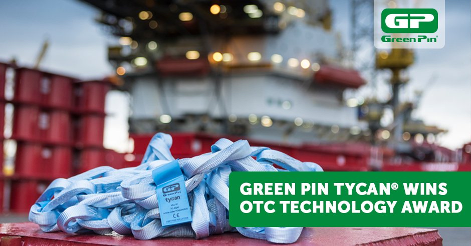 VanBeestBV's tweet photo. Green Pin Tycan® has won the OTC Spotlight on New Technology® Award! The award showcases the latest and most advanced technologies that are leading the industry into the future. The award ceremony will take place during the Offshore Technology Conference in Houston on May 6th. https://t.co/X8VS5wQv4v