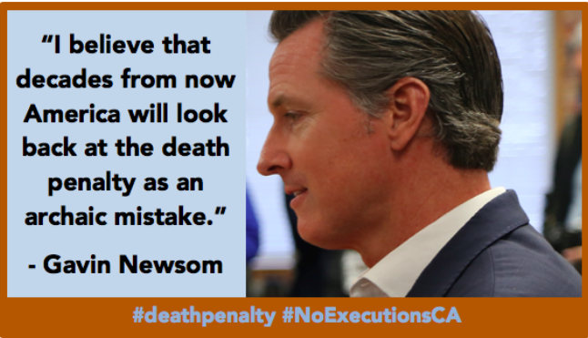 The decision by @CAGovernor to issue a moratorium on the #CAdeathpenalty shows #California is ready to turns its back to a barbaric &amp; unfair penal system which is unworthy of a democratic state. #nodeathpenalty #EndTheDeathPenaltyCA #NoExecutionsCA #Worldcoalition