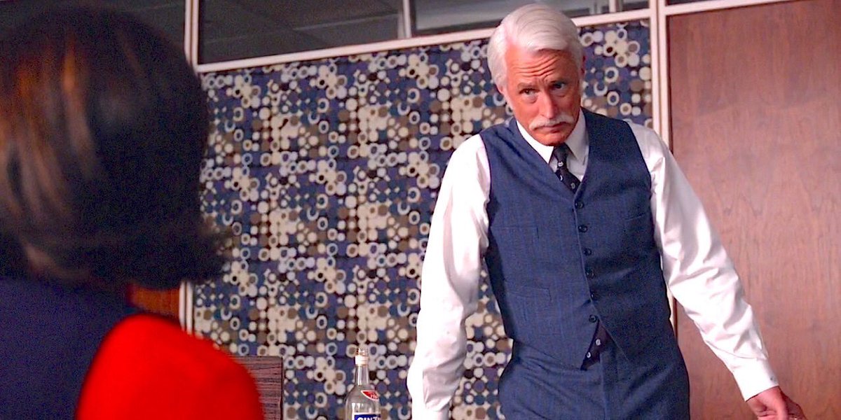 This business doesn't have feelings. You get bought, you get sold, you get fired.

-Roger Sterling