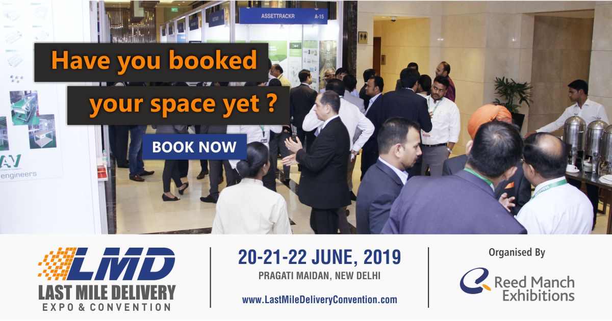 The newest development in #lastmiledelivery process with innovative &amp; cost-effective #technologies will be presented <a href="/LMD_Expo/">@LMD</a> 2019, 20-22 June @PragatiMaidan, Delhi. Info call 9999686007 or visit   lnkd.in/ght-eJe  #LMD2019 #IWS2019 #retail #eCommerce #supplychain