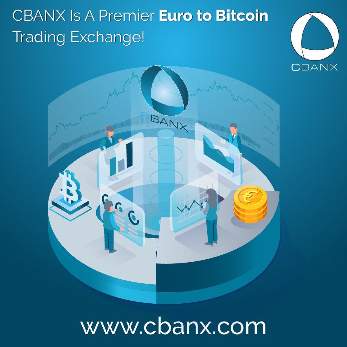 CbanxOfficial's tweet photo. Convert your #BitcoinToEuro or #EuroToBitcoin with a simple registration by clicking on https://t.co/q2qiQxwien. As an authorized user, you get access to the whole overview of the #cryptomarket with a wide variety of choices, so visit us now and get started!
#CBNX #EUR #Bitcoin https://t.co/3MDZoHvmwp