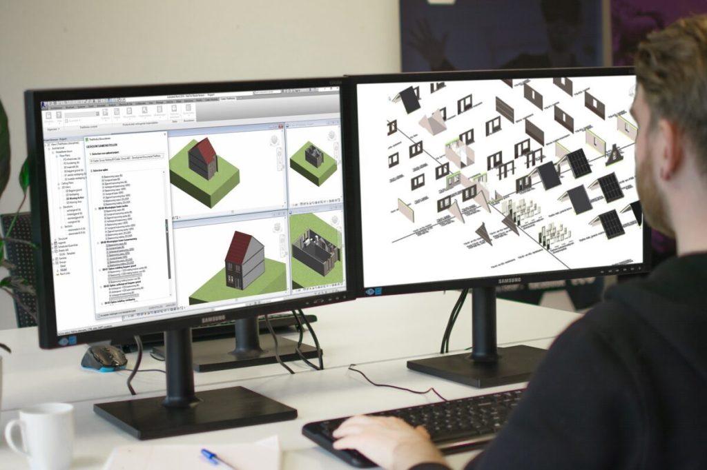 Woningkoper configureert zelf woning vanuit BIM met <a href="/innobrix/">innobrix</a>. aannemervak.nl/bedrijfsvoerin…