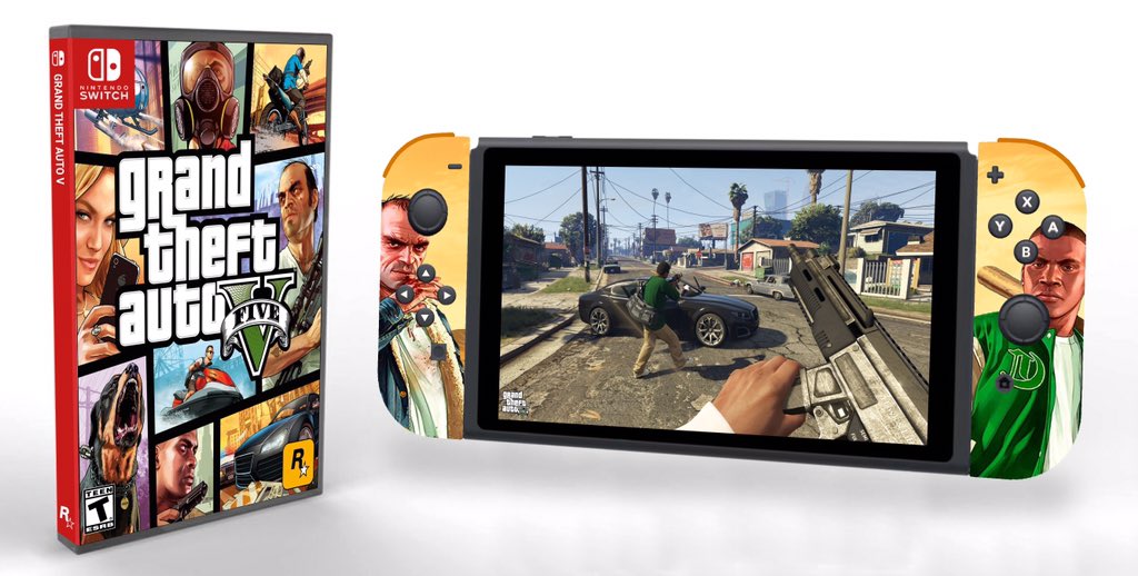 Three epic Grand Theft Auto games come to Nintendo Switch in one