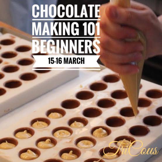 tri_cous's tweet photo. Are you still making chocolates using compound ?
Join our course for advance chocolate making techniques using couverture chocolate. 
Only 1 spot remaining
Date 15-16th March
Time 2-7 pm https://t.co/Qw2WpA770Z