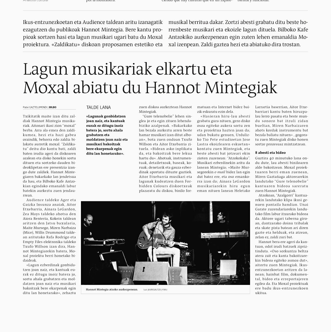 iPatxi's tweet image. #moxal 
Zaldikatu diskoaren aurkezpena Bilboko kafe antzokian